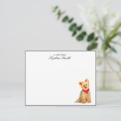 Yorkshire geweldige flater bedankkaart (Staand voorkant)