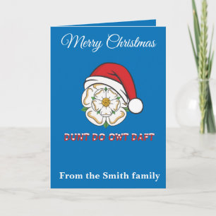 Yorkshire Kerstmis Dunt Do Owt Daft Kaart