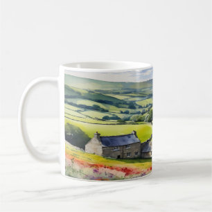 "Yorkshire Meadowsong" Landschap Yorkshire Dales Koffiemok