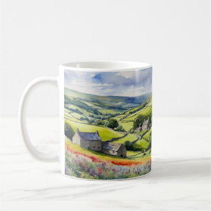 "Yorkshire Meadowsong" Landschap Yorkshire Dales Koffiemok
