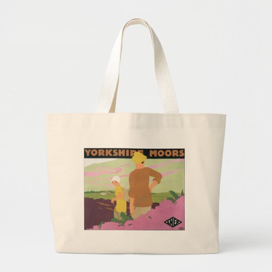 Yorkshire Moors Grote Tote Bag (Voorkant)