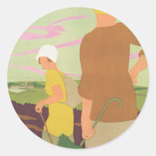 Yorkshire Moors Ronde Sticker