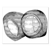 Yorkshire Pudding England UK British Food Popover Rubberstempel (Afrduk)