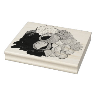 Yorkshire Pudding Sunday Roast UK British Food Rubberstempel