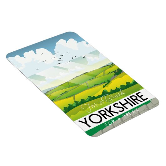 Yorkshire-reisposter Magneet (Rechterzijde)