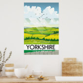 Yorkshire-reisposter Poster (Keuken)