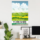 Yorkshire-reisposter Poster (Thuiskantoor)