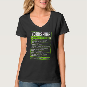 Yorkshire Slaang Idee Vertaalgids Trots Yorks T-shirt