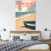 Yorkshire Spoorwegbureau Canvas Afdruk (Insitu (Slaapkamer))