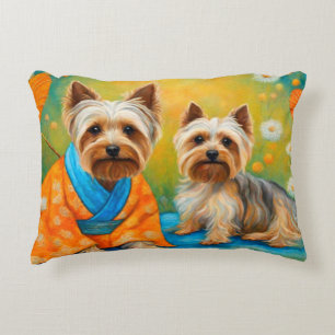 YORKSHIRE TERRIER-4 ACCENT KUSSEN