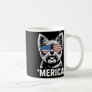 Yorkshire Terrier 4 juli ‘merica Patriottisch Koffiemok