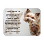Yorkshire Terrier Amis Poem Magnet (Horizontal)