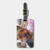 Yorkshire Terrier Bagagelabel (Voorkant verticaal)