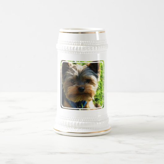 Yorkshire Terrier Beer Stein Bierpul (Center)