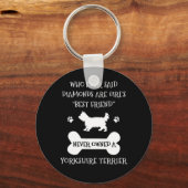 Yorkshire Terrier Best Friend Sleutelhanger (Voorkant)