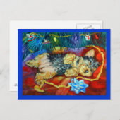 Yorkshire Terrier Briefkaart (Voorkant / Achterkant)