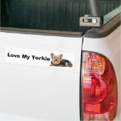Yorkshire Terrier Bumpersticker (Op Truck)