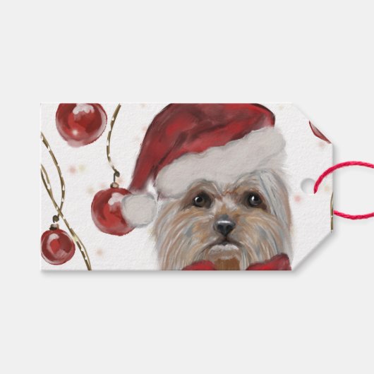YORKSHIRE TERRIER  CADEAULABEL (Voorkant (Horizontaal))
