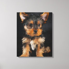 Yorkshire Terrier Canvas Afdruk