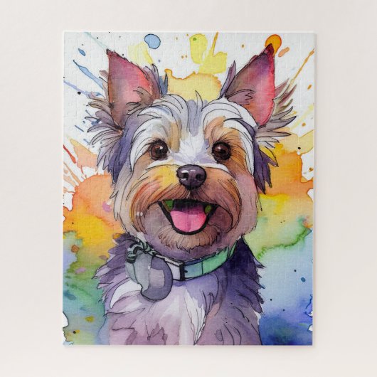 Yorkshire Terrier Chien Jigsaw Puzzle Puzzle (Vertical)