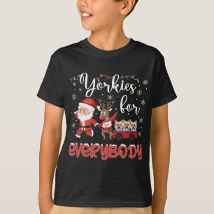 Yorkshire Terrier Christmas Yorkies voor iedereen T-shirt