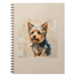 Yorkshire Terrier Dog Art Design Notitieboek