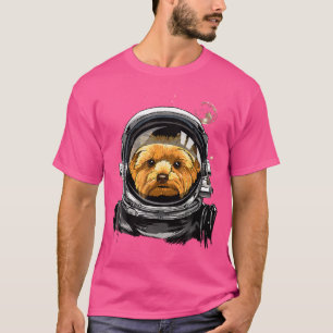 Yorkshire Terrier Dog Astronaut Ruimtevaart T-shirt