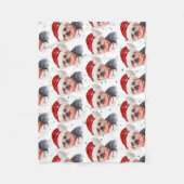 Yorkshire Terrier Dog Breed Christmas Stars Fleece Deken (Voorkant)