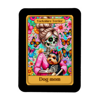 Yorkshire Terrier Dog Mom Tarot Kaart Magnet Magneet