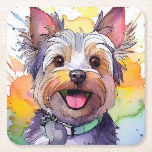 Yorkshire Terrier Dog Paper Onderzetter