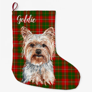 Yorkshire Terrier Dog Personalized Grote Kerstsok