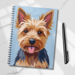 Yorkshire Terrier Dog Portrait Painting Planner