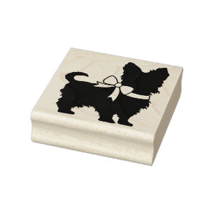 Yorkshire Terrier Dog Puppy Yorkie Rubberstempel