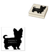 Yorkshire Terrier Dog Puppy Yorkie Rubberstempel (Gestempeld)