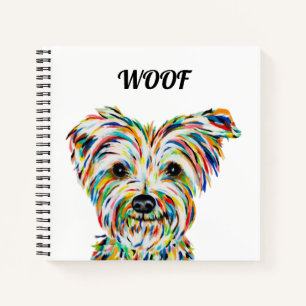 Yorkshire Terrier Dog Square Notitieboek