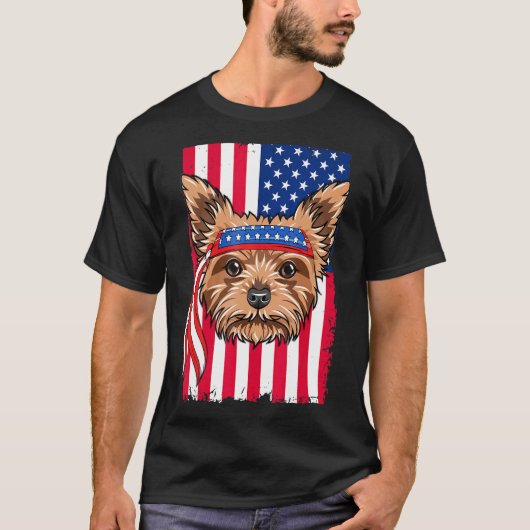 Yorkshire Terrier Dog T-shirt (Voorkant)