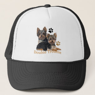 Yorkshire Terrier Double Trouble Apparel Trucker Pet