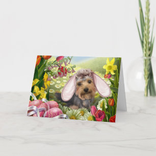 Yorkshire Terrier Easter Cards Feestdagen Kaart
