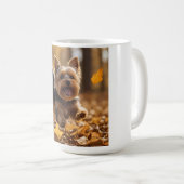 Yorkshire Terrier Élégant café Mug (Devant droit)