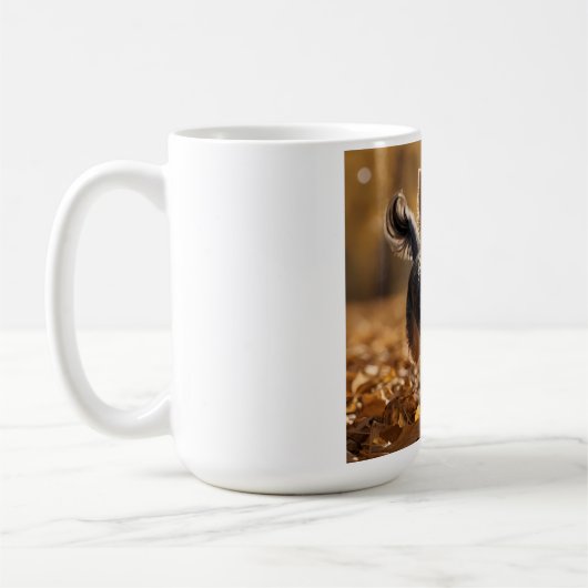 Yorkshire Terrier Élégant café Mug (Gauche)