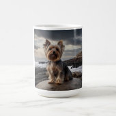 Yorkshire Terrier Élégant café Mug (Centre)