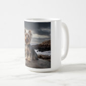 Yorkshire Terrier Élégant café Mug (Devant droit)
