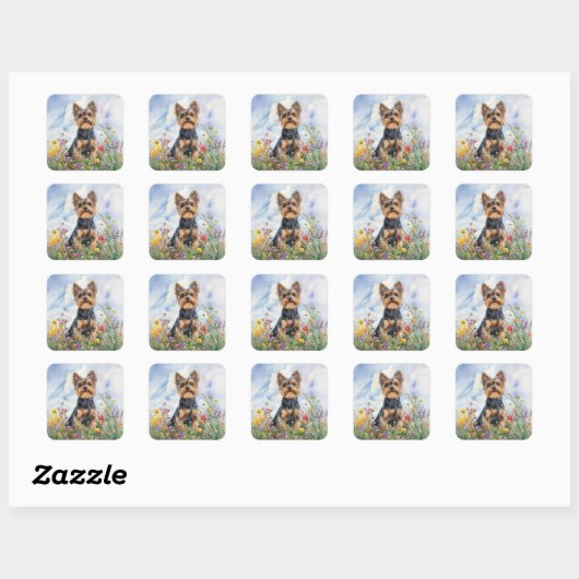 Yorkshire Terrier - Envelop Stickers (Vel)