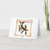 Yorkshire Terrier Feestdagen Kaart (Achterkant)