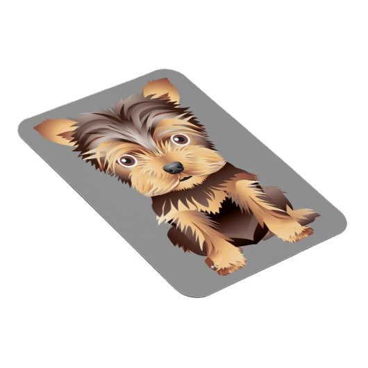 Yorkshire Terrier Flex Magnet (Côté Droit)