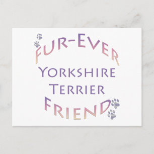 Yorkshire Terrier Furever Vriend Briefkaart