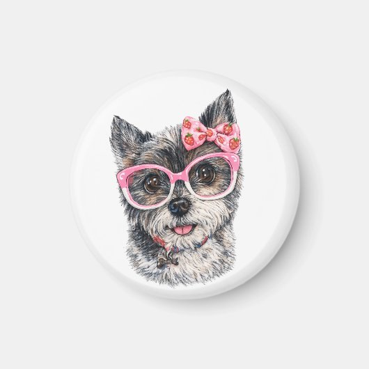 Yorkshire Terrier Gift for Dog Lovers Magneet (Voorkant)