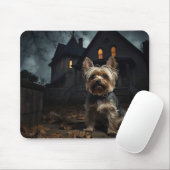 Yorkshire Terrier Halloween eng Muismat (Met muis)