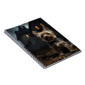 Yorkshire Terrier Halloween eng Notitieboek (Rechterzijde)