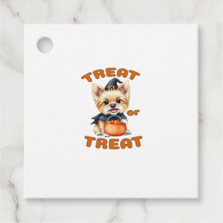 Yorkshire Terrier Halloween honden kostuum �Trick  Bedankjes Labels